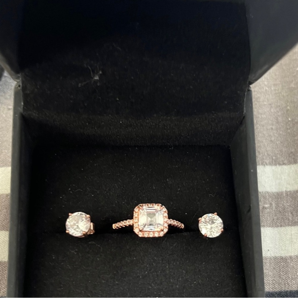 Rose gold (925 sliver) jewelry set